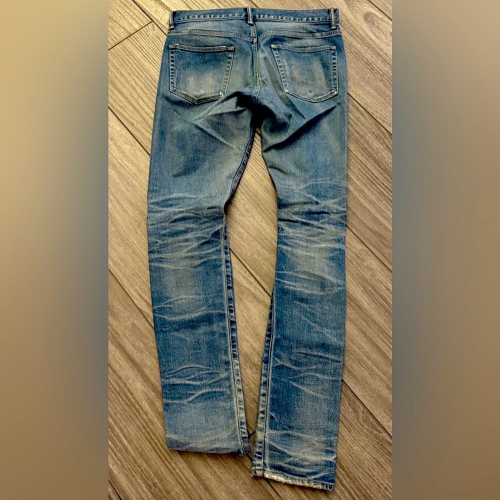 NWOT rare John Elliott 30x33.5” Japanese made selvedge denim jeans in cast 2 fit - Picture 3 of 16